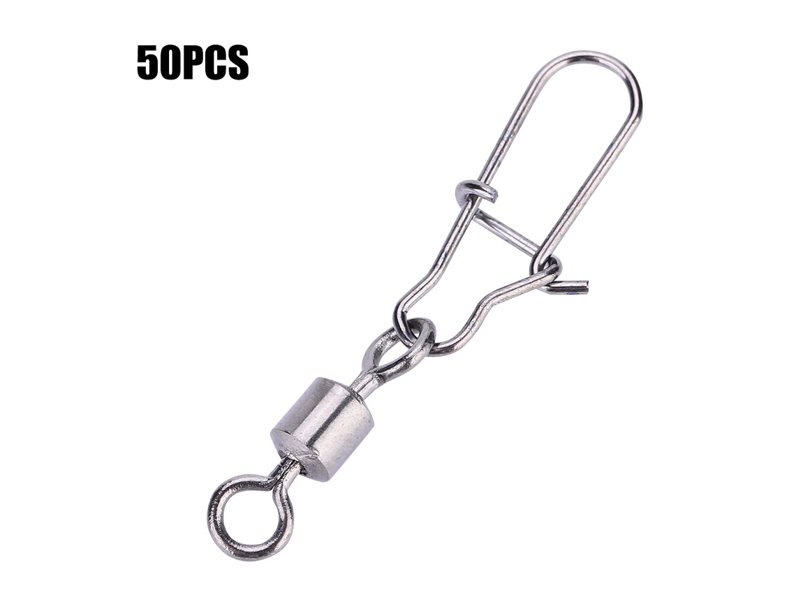 Conector de Pesca Rolamento Inox 50pcs 2 8