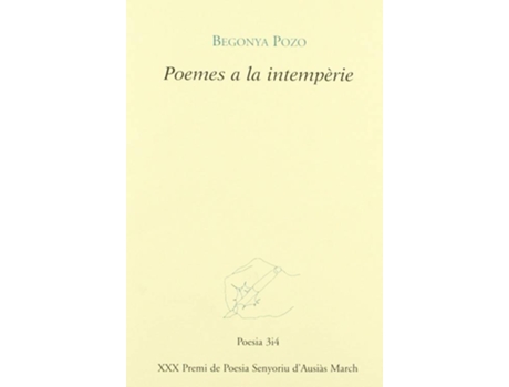 Livro Poemes A La Intemperie de Begonya Pozo Sanchez (Catalão)