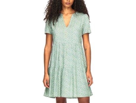 Vestido ONLY Zally Estampado Viscose Mulher (M - Verde)