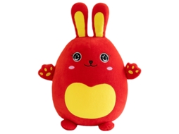 Peluche HXDZFX Mascote Coelho Vermelho 35 Cm