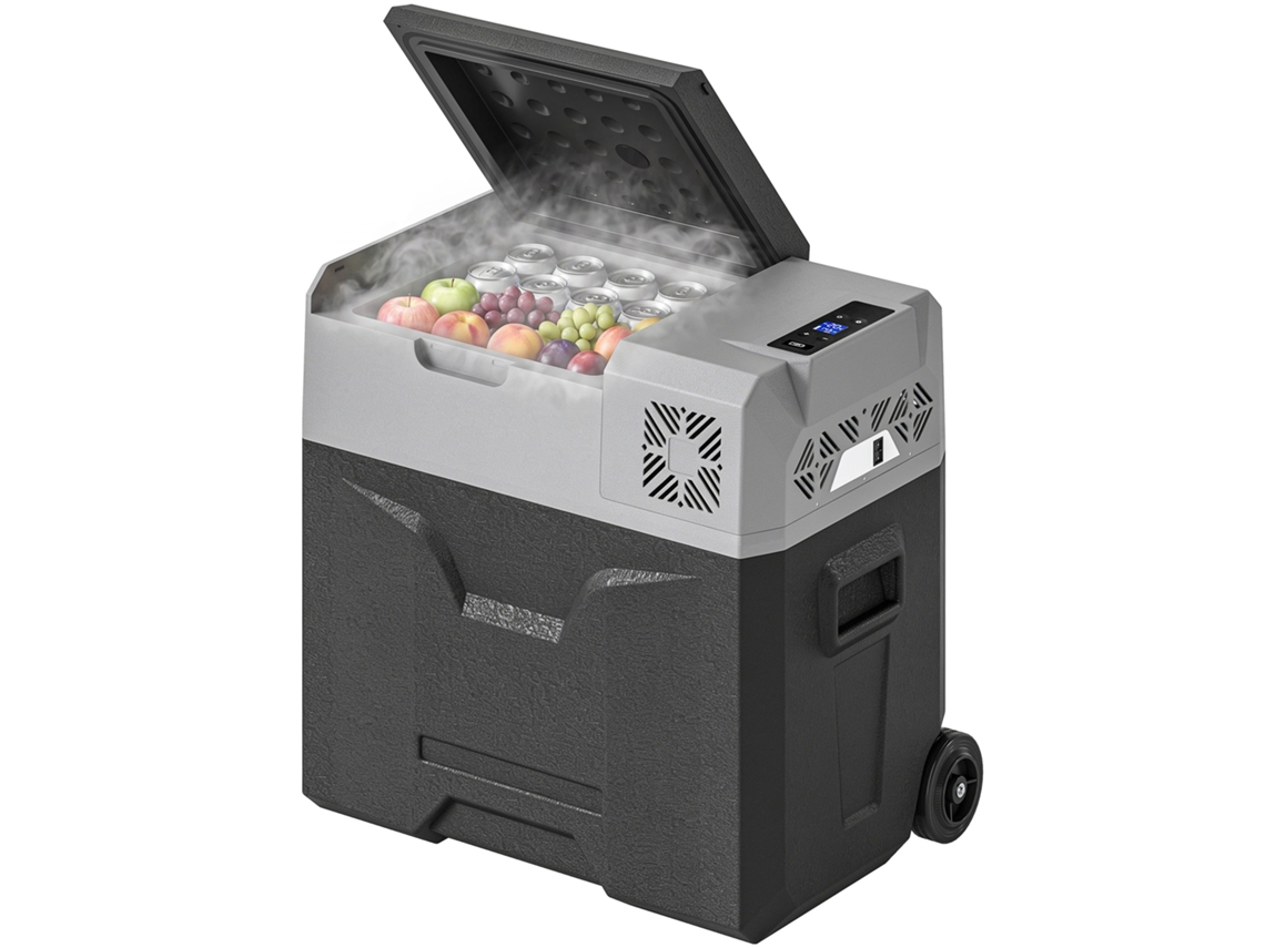 Glacière-congélateur Portable Glacière À Compression Glacière Électrique Froid -20°c 50 L 12v/24v Et 110v-240v