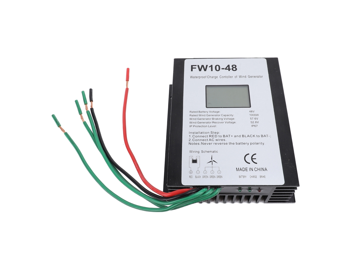 Controlador De Turbina Eólica Mppt Laxiscreed 1000w 48v Ip67 Resistente A Água, Ideal Para Energia Renovável E Automação