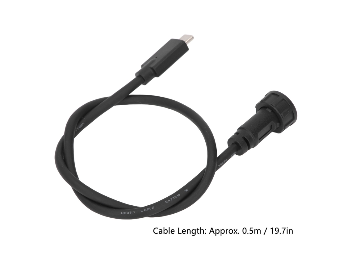 Cabo Usb C Macho Para Macho 0.5m À Prova D'água