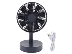 Laxiscreed Ventilador De Mesa Usb Com Três Velocidades E Design Compacto Para O Seu Espaço