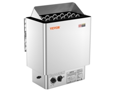 Controlador de sauna elétrica portátil de aço inoxidável VEVOR 8kW 8-12m³