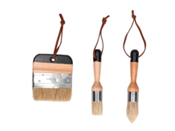 Pincéis de Pintura e Cera para Móveis de Madeira