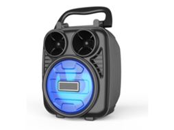 Alto falante Bluetooth com subwoofer portátil, sem fio, para casa, festa, carro