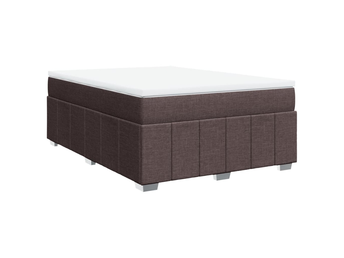 Box Spring Bed, Box Spring Beds Vidaxl Marrom Tecido (160 X 200 Cm)