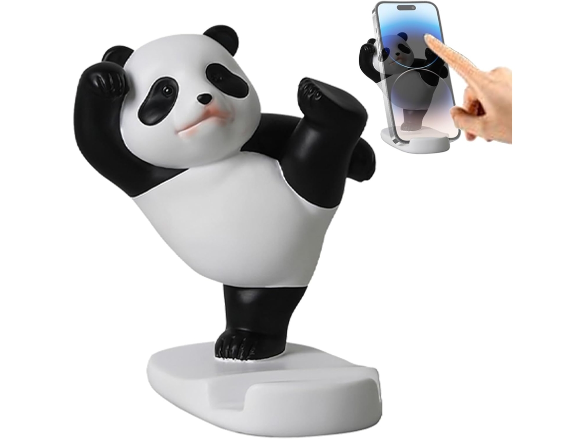 Suporte De Mesa Para Celular Em Formato Panda