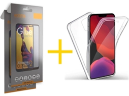 Kit Capa + Película 2 X Vidro Full iPhone 11 Skyhe Dupla 360º Transparente