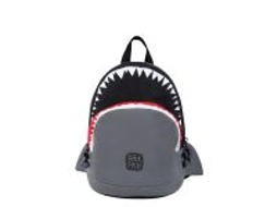 PICK & PACK Shark Shape Backpack S / Visible Grey