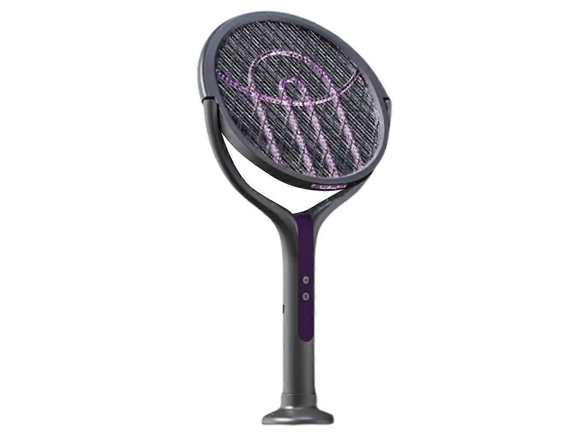 Raquete Elétrica Extensível Para Mosquitos, Lâmpada Repelente De Recarregável Via Usb, Com Grade Pro Teção Ajustável 5 Camadas, A