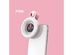 Luz De Preenchimento Para Celular, Lente Macro 15x, Flash Led Portátil Para Selfie, Lâmpada Para Selfie, Luz De Anel Universal Db Slowmoose