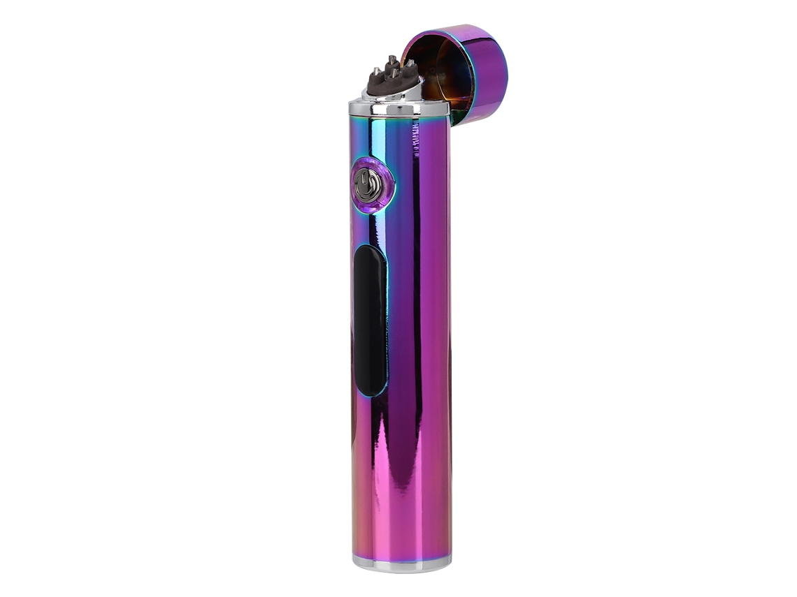 Isqueiro Sem Chama Usb Electric Led Display Energy Ice Mini