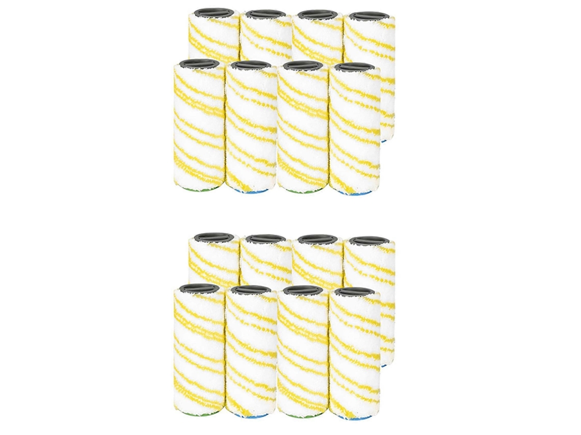 Conjunto De 16 Peças De Acessórios De Substituição Para Escovas De Rolo Para Lavadora De Pisos Elétrica Karcher Fc5 Fc7 Fc3 Fc3d