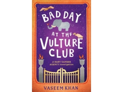 Livro Bad Day at the Vulture Club de Vaseem Khan (Inglês)