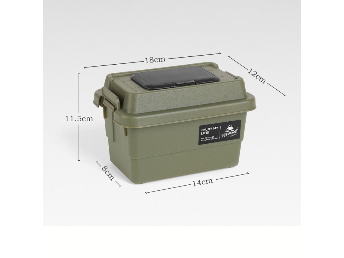 Caixa De Armazenamento Case Verde