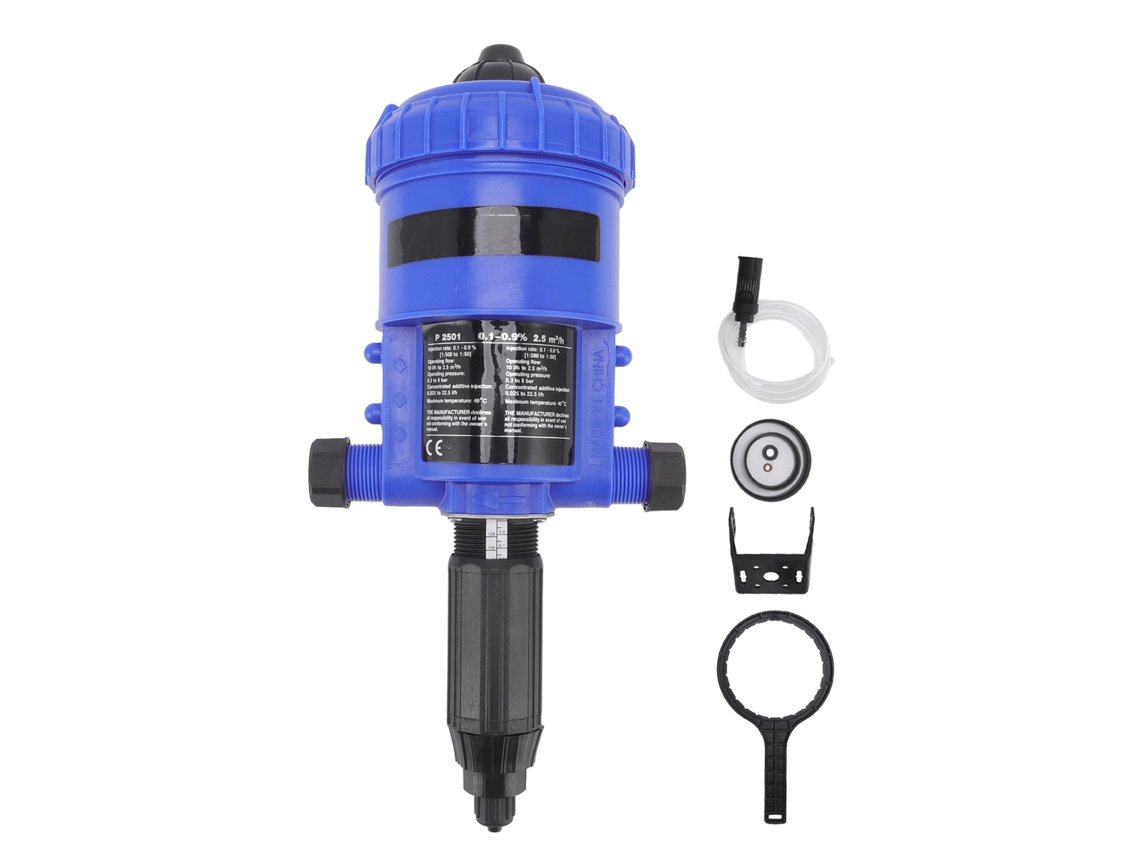 Injetor Fertilizante G3/4 Com Bomba Doseadora Ajustável 0.1‑0.9%