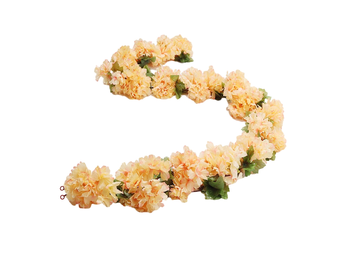 Unidades Flores De Videira De Cerejeira Falsa Plantas Artificiais Hera Pendente Decoração Para Casa Hotel Escritório Festa Casamento 2,3 M