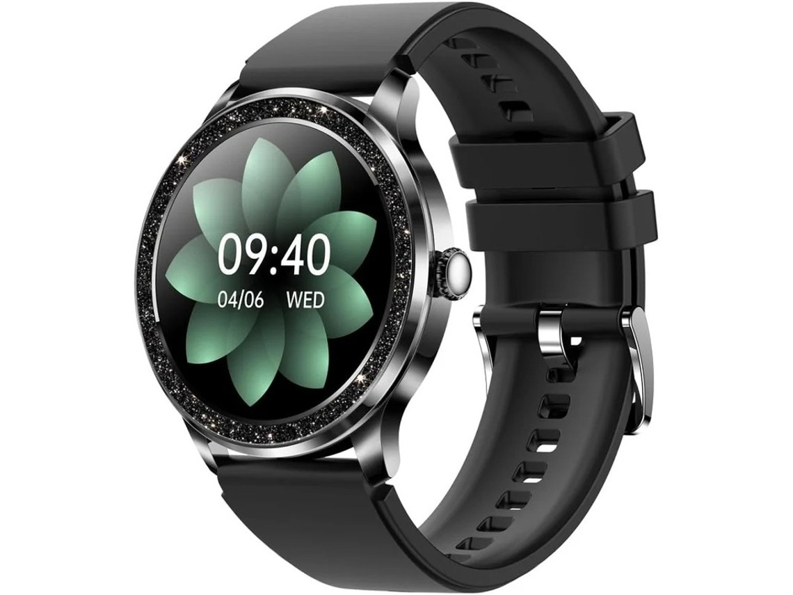 Smartwatch com chamadas Bluetooth, lembrete de chamadas e mensagens, rastreador de atividades com pedômetro, contador de passos e tela personalizável Bestvite