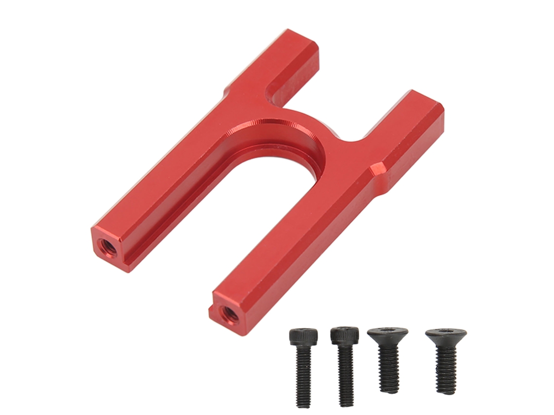 Mali suporte Diferencial Central em Liga de Alumínio Leve para Carros Rc Arrma 1/7 1/8 Vermelho
