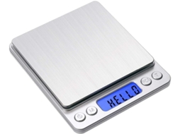 Balança Digital De Alimentos, Design Portátil, Suporte Vitalício, Ideal Para Cozinhar, Assar E Fazer Joias (prateada)-aquaforge