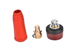 1 Peça Conector Rápido De Cabo De Soldagem Estilo Europeu Dkj50-70 Vermelho Adaptador De União Rápida