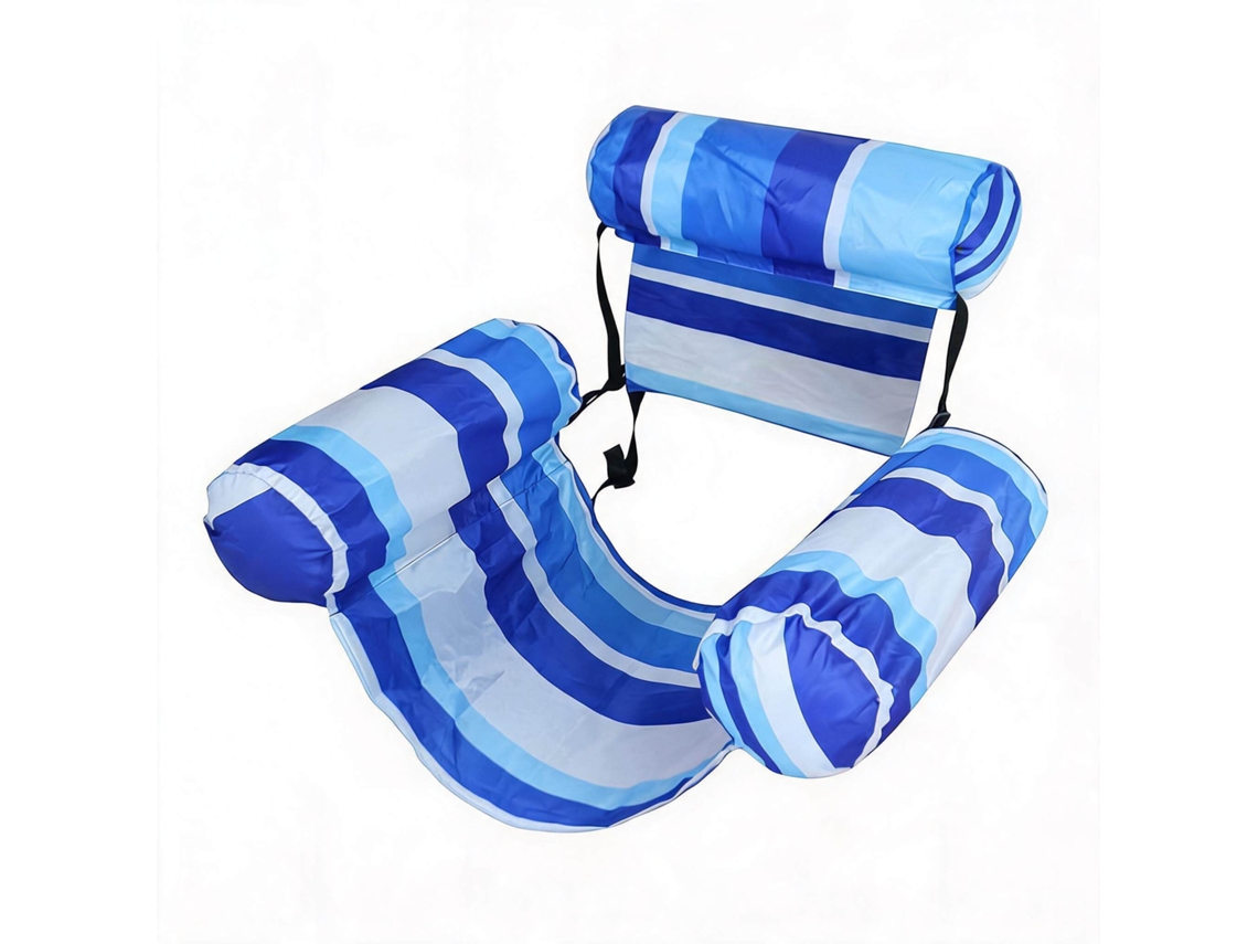 Anel de Natação Flutuante para Adultos Relaxarem na Piscina e na Praia HENTEN HOME 90x40.5x61 Cm