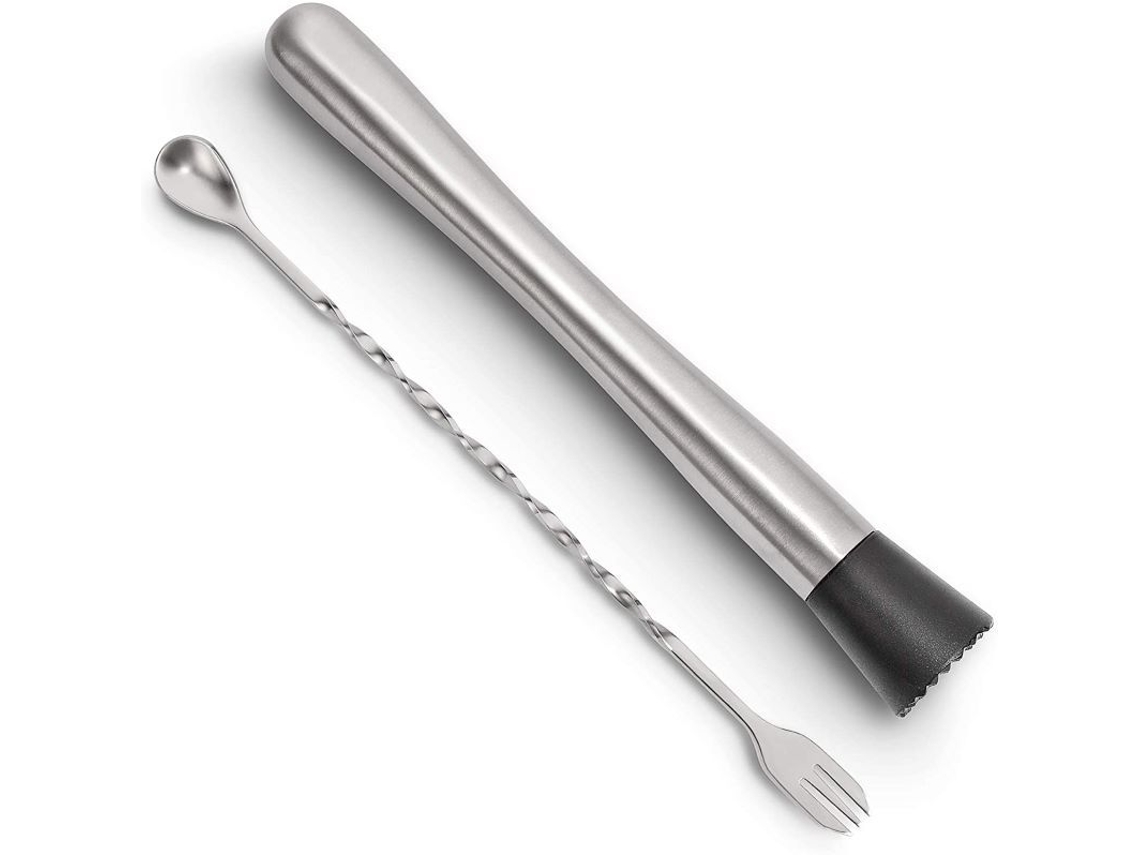 Socador De Coquetéis Em Aço Inoxidável Para Misturar E Bater.