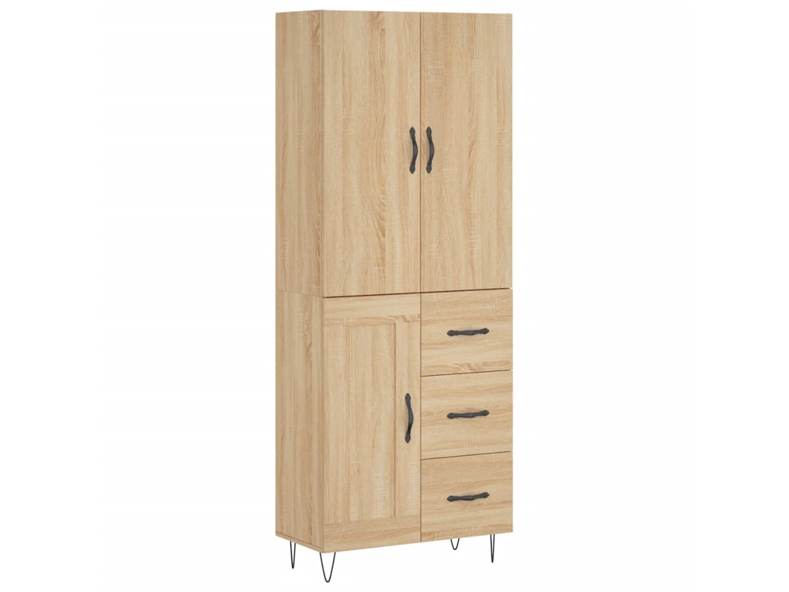 Highboard, Highboards Vidaxl Marrom Madeira Processada (n/a)