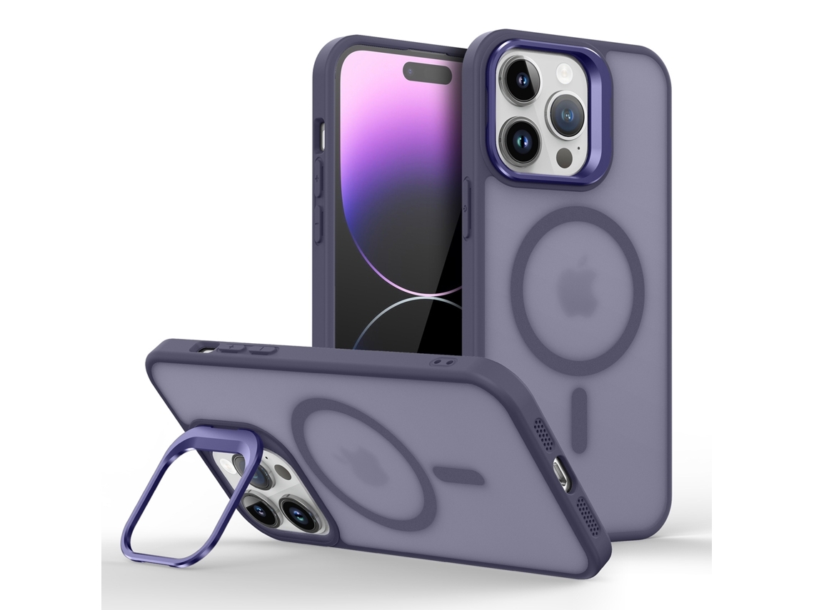 Zsanfs Capa Para Iphone 12, Compatível Com Magsafe, Cor Roxo