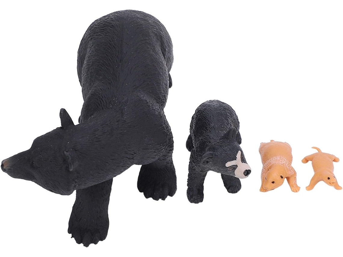 Conjunto de Figuras de Ursos Negros SFUSHOS