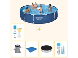 Bestway Piscina Bestway Steel Pro Redonda - 396x84 Cm - 6-peças S22754