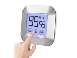 Temporizador Digital De Cozinha, Visor Led, Base Magnética, Para Cozinhar, Assar E Controlar O Tempo Em Tarefas Domésticas