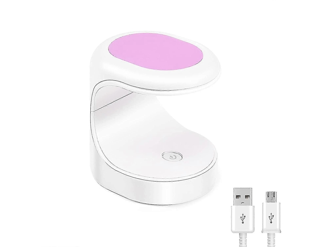 Mini Lâmpada de Unha Led Uv, para Pregos Profissionais Gel Prego Luz Portátil Uv GOKOCO (roxo)