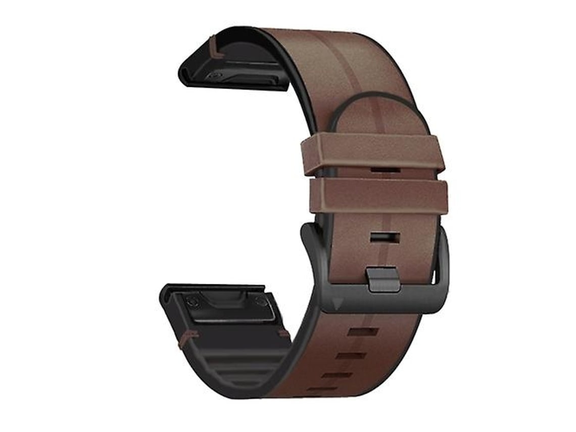 Pulseira De Relógio Lurelia Para Garmin Fenix 7x Silicone Café