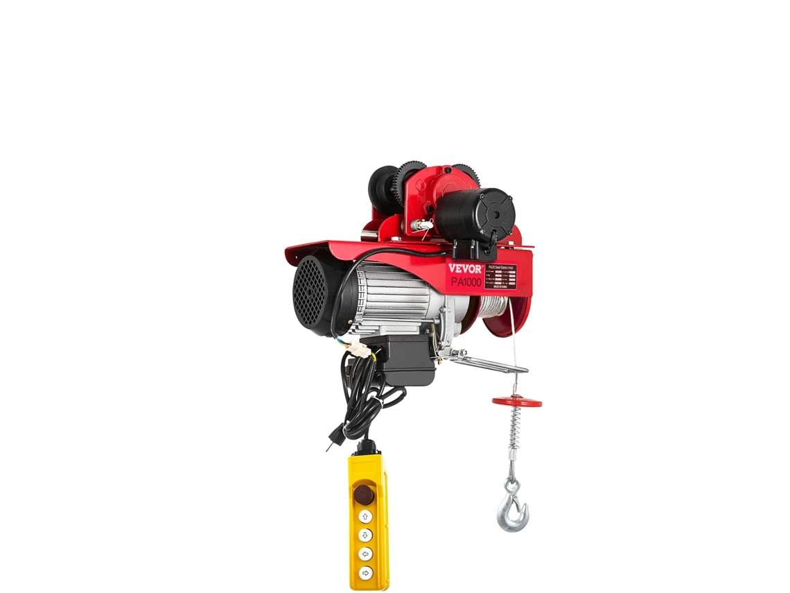 Guincho Elétrico, Capacidade De 1700 Lbs, Carrinho Ajustável, 2200lbs