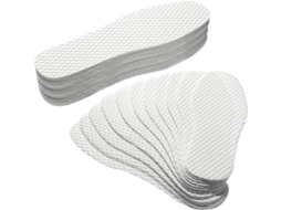 Palmilhas Vaguelly Com 20 Pares De Celulose Absorvente Suor, Confortáveis, Respiráveis E Antiderrapantes Para Calçados