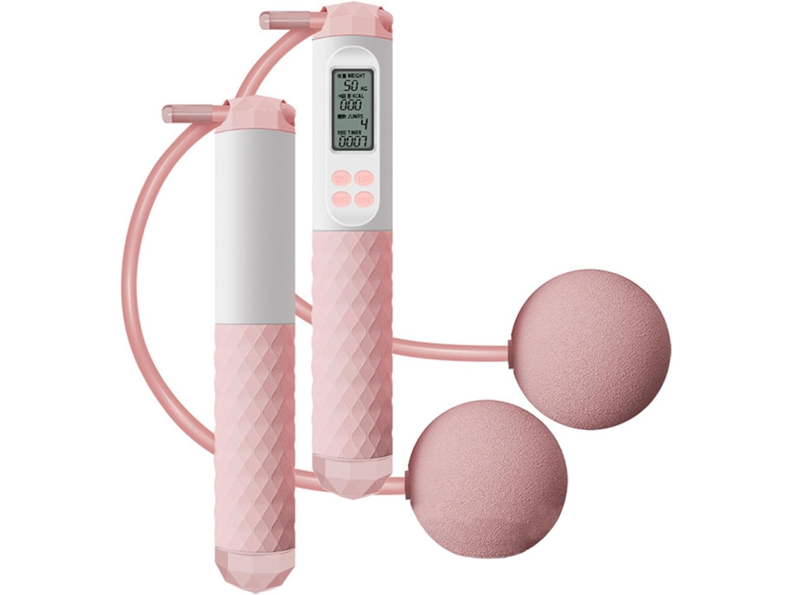 Corda De Pular Digital Para Exercícios E Condicionamento Físico, Com Cabo Antiderrapante Para Uso Interno E Externo