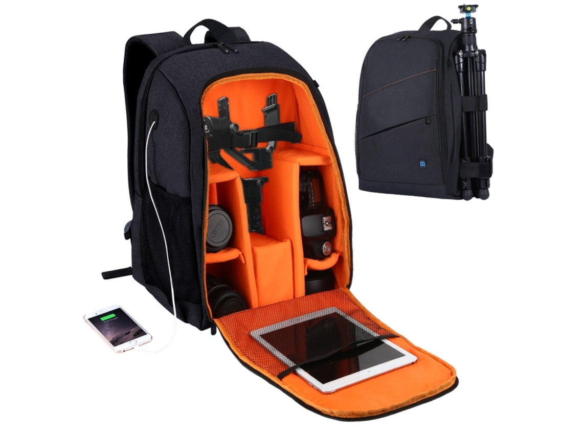 Mochila Para Câmera À Prova Dágua E De Choque Brilvibera