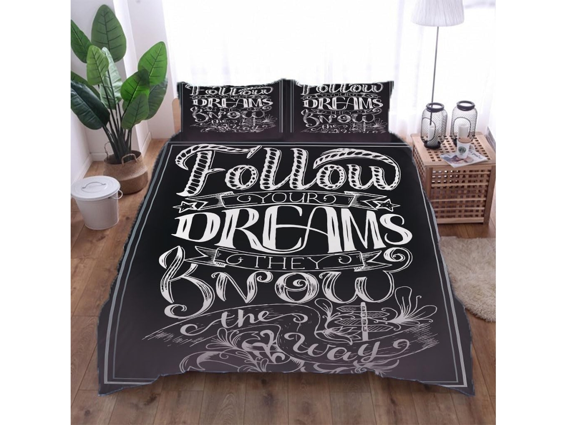 Capa de Edredom com Microf em Microfibra Fronha 240x260cm, 240 X 260 Cm