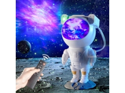 Projetor De Galáxia Astronauta, Luz Noturna Céu Estrelado, Estrelas Astronauta Com Nebulosa, Temporizador E Controle Remoto, Lâmpa Aquaforge