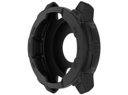 Capa Protetora Compatível Com Garmin Instinct E 45mm, Em Tpu. Preto Hexinyigjly