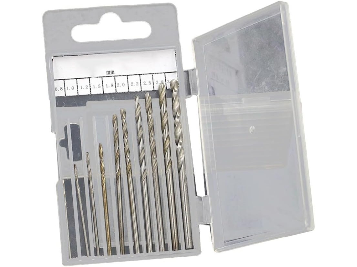 Conjunto De Furadeira Manual Com 10 Mandris, Mini Torno Pino Compacto