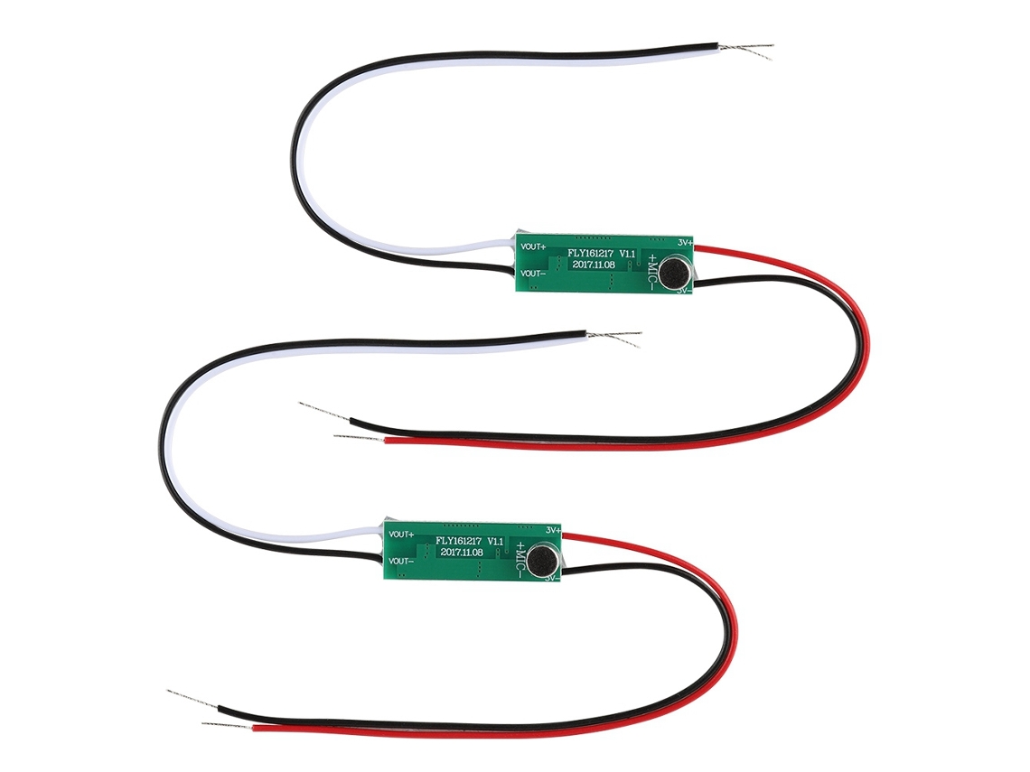 2 Peças Módulo De Som Com Controle Por Voz E Cronometragem De 5 Segundos Para Player Diy