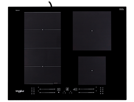 Placa de Indução WHIRLPOOL WF S9365 BF IXL (Elétrica - 65 cm - Preto)