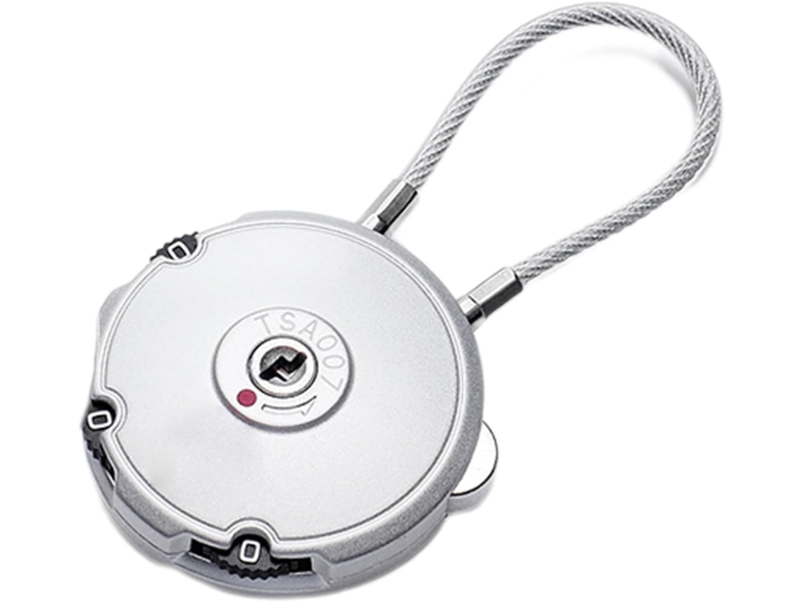 Cadeado De Combinação Digital Acessório Antifurto Para Bagagem, Cadeado Com Senha Para Mala