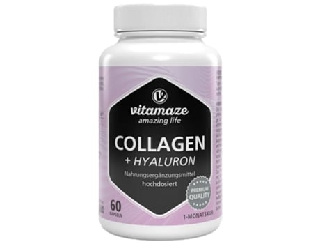 VITAMAZE Ácido Hialurônico Colágeno 60 Cápsulas