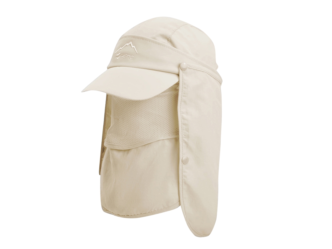 Gorra de Sol com Visera 360° e Capa Facial S/MARCA