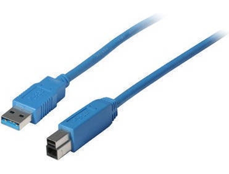 Cabo de Dados S-CONN (USB A - USB B - 1.8 m - Azul)